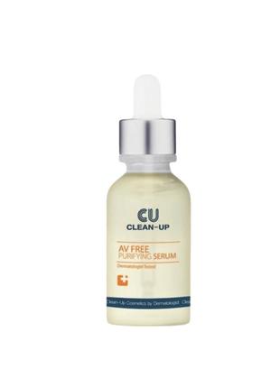 Очищающий серум для проблемной кожи cuskin clean-up av free purifying serum 30 мл