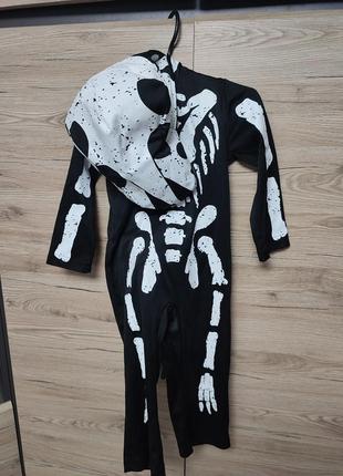 Детский костюм ящерица, дракон, скелет на 2-3 года