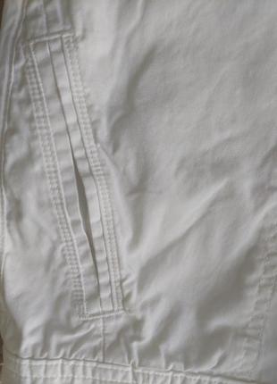 Льняны длинные шорты капри свободного кроя8 фото