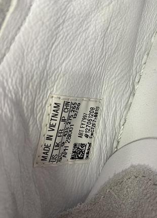 Белые кожаные кроссовки adidas forum 84 minimalist icons 42- 43 размер10 фото