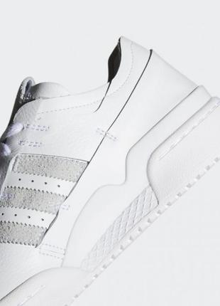 Белые кожаные кроссовки adidas forum 84 minimalist icons 42- 43 размер8 фото