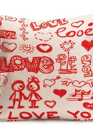 Декоративна подушка для коханого/ коханої. love