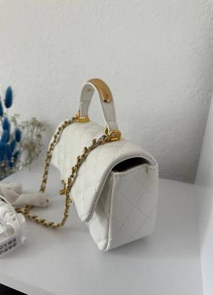 Кожаная сумка в стиле chanel mini 20:12 см4 фото