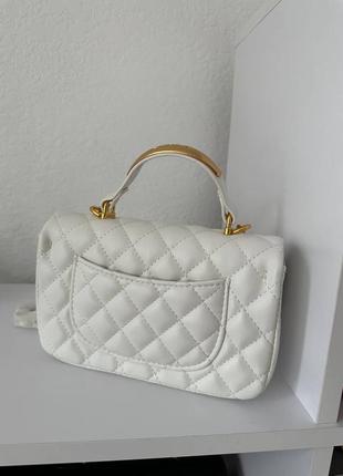 Кожаная сумка в стиле chanel mini 20:12 см9 фото