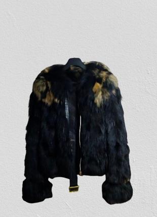 Шуба - куртка из натурального меха песца grotto