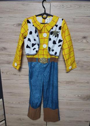 Детский костюм шериф вуди, ковбой на 5-6 лет