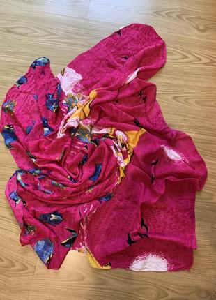 Парео коттоновое ярко малиновое☀️☀️☀️☀️