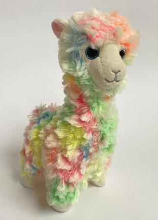 Мягкая игрушка лама разноцветная