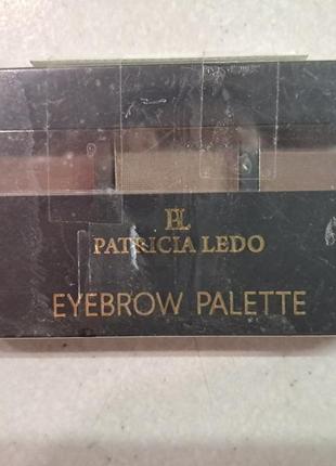 Набір тіней для брів patricia ledo eyebrow palette тон 01, 4 г3 фото