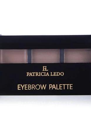 Набір тіней для брів patricia ledo eyebrow palette тон 01, 4 г4 фото