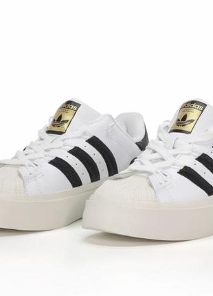 Женские кроссовки adidas superstar platform bonega#адидас3 фото