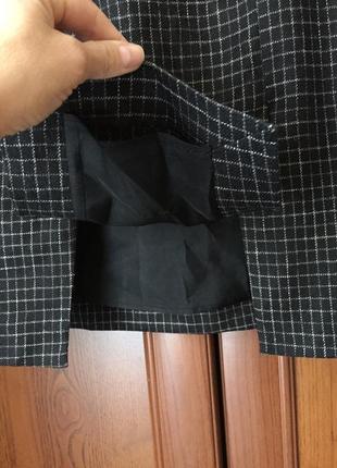 Неймовірна юбка midi з шерсті бренда vanilia в актуальну клітинку,хс-с3 фото