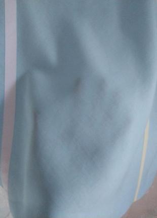 Женская летняя льняная юбка resource u918, 52р. голубая, лён5 фото