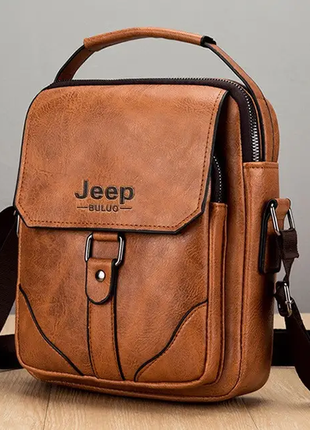 Мужская сумка-планшет jeep повседневная, борсетка сумка-планшет для мужчин4 фото