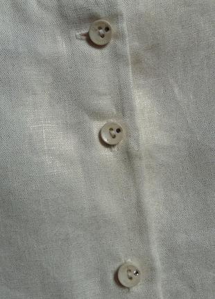 Ошатний лляної топ/блуза gaialuna (італія) на 12-13 років (розмір 158)7 фото