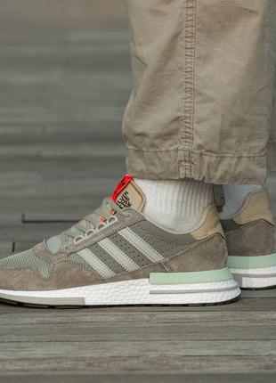 Кроссовки adidas zx 500 rm beige