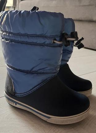 Сапоги снігоходи чоботи crocs kids crocband iri gust boot