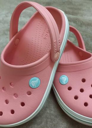 Шлепанцы фирменные дев.28.5-29-29.5р.crocs вьетнам4 фото