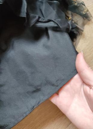 Пишная фатиновая юбка , вышытая паетками.9 фото