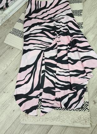 Брендовая сатиновая стильная юбка river island💕2 фото