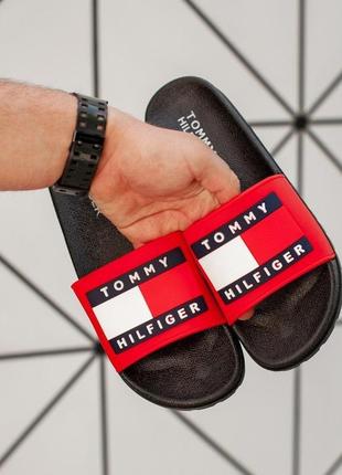 Мужские шлепки, тапки, шлепанцы tommy hilfiger3 фото