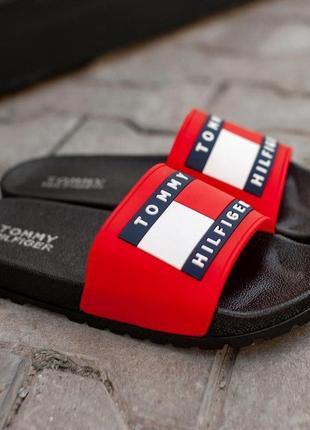 Мужские шлепки, тапки, шлепанцы tommy hilfiger2 фото