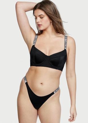 Купальник з камінчиками victoria’s secret 32d +s/м