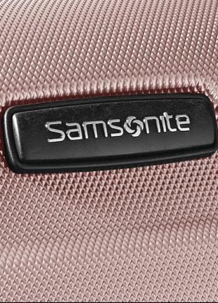 Дорожный чемодан  samsonite 100%policarbonate розовый10 фото