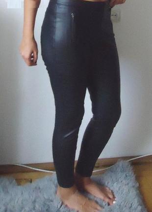 Брюки uk ,имитированная кожа