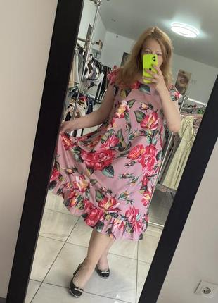 Платье в цветок6 фото