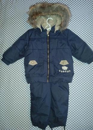Зимова куртка комбінезон lenne 80 розмір +6 см