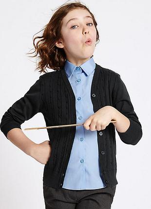 Шкільний кардиган дівчинці 10/11 років marks&spencer