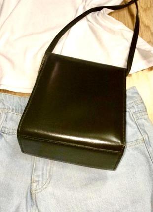 Фирменная кожаная сумка под кожу рептилии dona v(portugal),сумочка кросс-боди5 фото