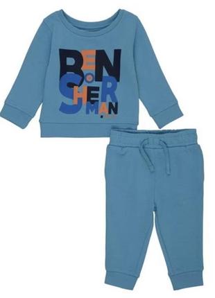 Ben sherman спортивний костюм для хлопчика на легкому флісі на 12, 18 місяців та 2 і 3 роки