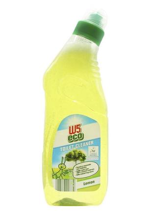 Гель для чистки унитаза w5 nature экологичный лимон 1 л