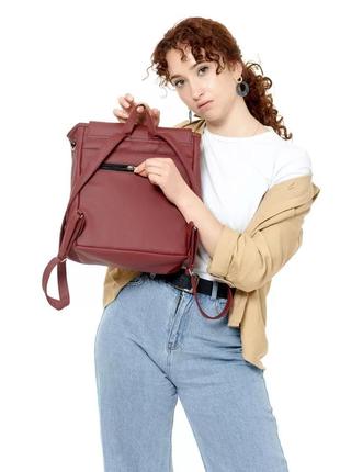 Распродажа женский рюкзак sambag loft mqn бордо2 фото