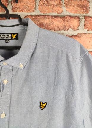 Рубашка на короткий рукав летняя lyle and scott