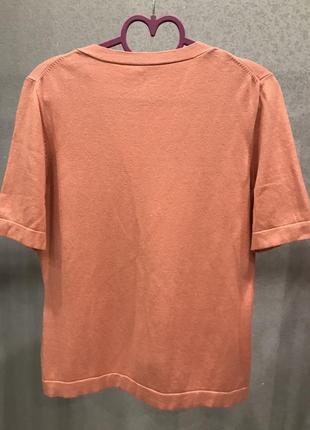 Шелковая кофточка футболка бренда strenesse, размер m-l.4 фото