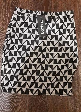 Новая брендовая тёплая юбка от  boohoo  р.10
