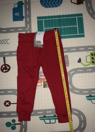 Тонкие штаны h&m на мальчика 1,5-2 года 92 см hm джогеры3 фото