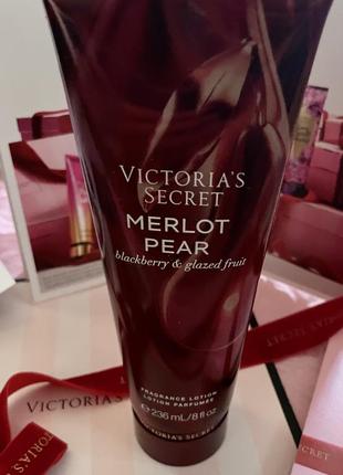 Victoria's secret merlot pear fragrance lotion2 фото