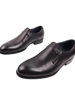 Туфли мужские brooman черные натуральная кожа, 395 фото