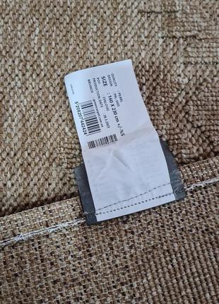 Килим без ворсу 1.6х2.3м солом'яний trp 0500 туреччина