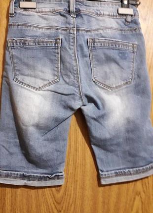 Шорты удлиненные джинсовые2 фото