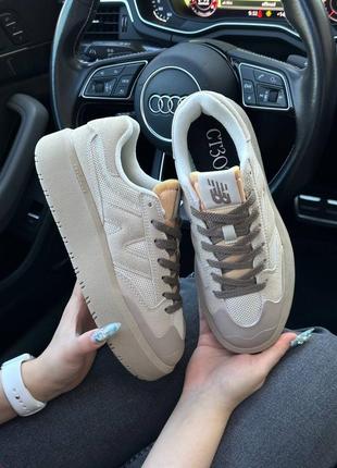 Женские кроссовки new balance ct302 white beige bone