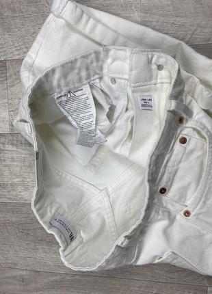 Zara шорты 42 размер женские с этикеткой джинсовые белые оригинал4 фото