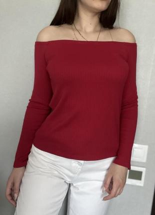 Кофта со спущенными рукавами лонгслив водолазка