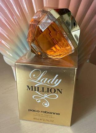 Парфюмированная вода paco rabanne lady million пакоожденн леди миллион 80 мл1 фото