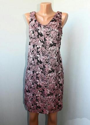 Короткое фактурное платье сарафан   tu9 фото