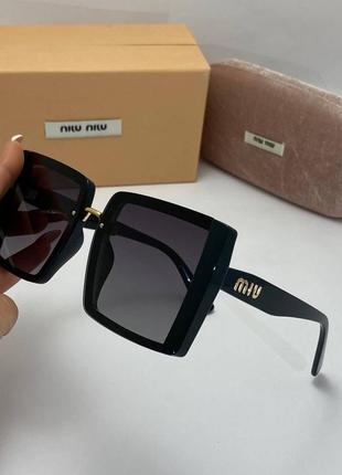 Брендовые очки в стиле miu miu ♥️ с линзами полароид 🫶👍❤️1 фото